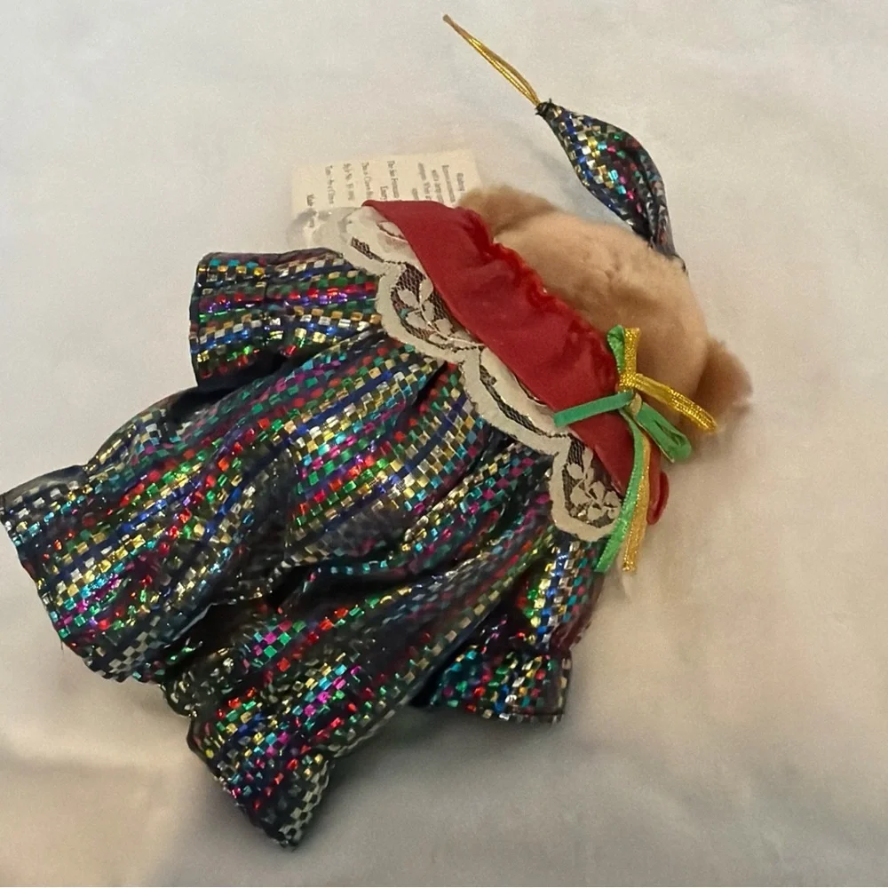 Clown bear ornament 1988 San Francisco music box company Vintage New with tags